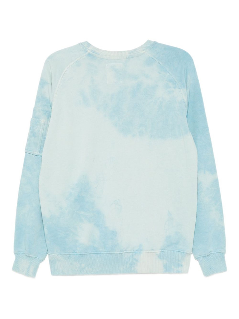 ALPHA INDUSTRIES logo-appliqué dyed sweatshirt outlook