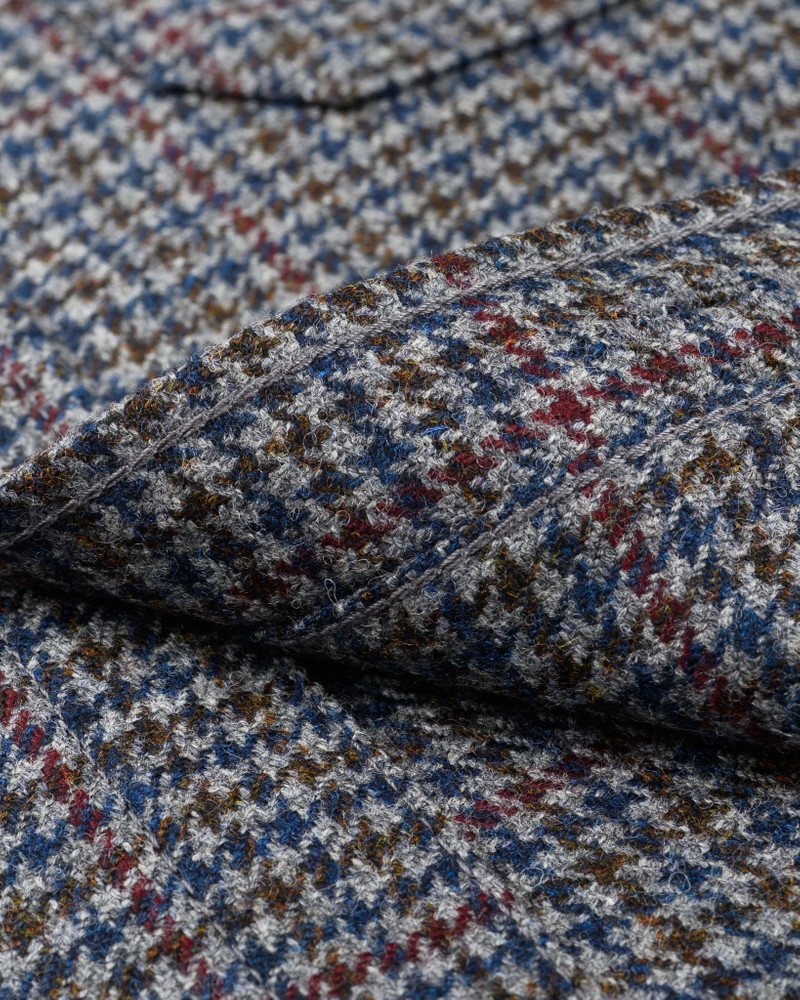 IHDR-434-PPT 14OZ FOX BROTHERS® WOOL CPO SHIRT - ANTIQUE PEWTER PUPPYTOOTH CHECK 13
