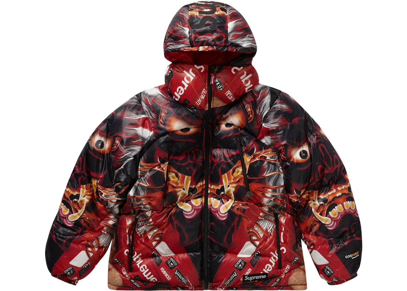 Supreme Reversible Featherweight Down Puffer Jacket Red - 1
