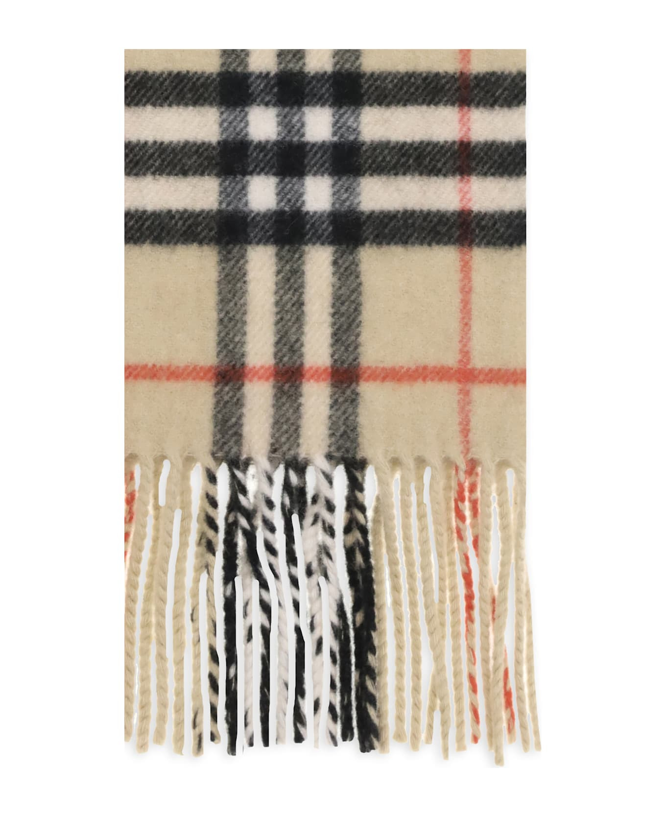 Thin Cashmere Check Scarf - 3