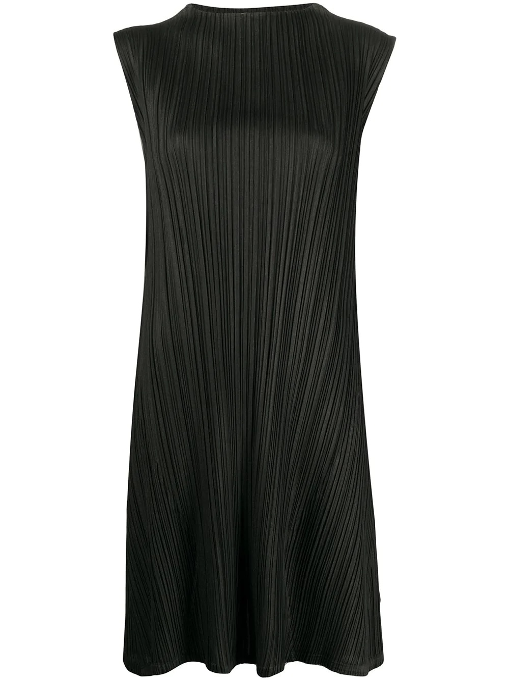 pleated shift dress - 1