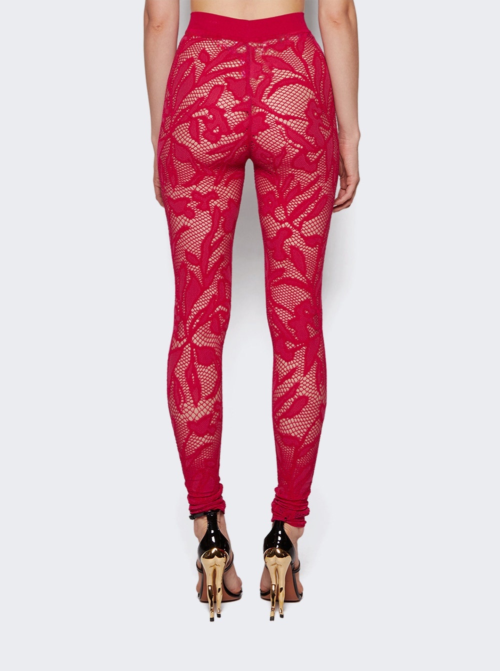 Lace Leggings Fuchsia - 5