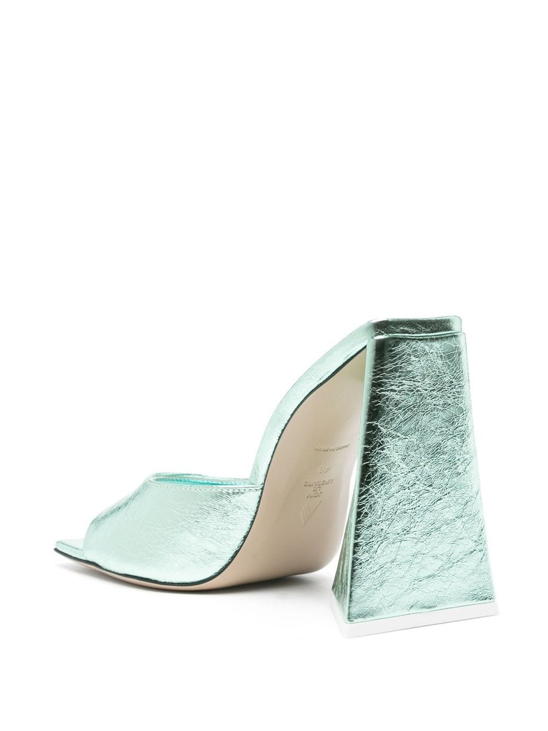 Devon 115mm metallic mules 3
