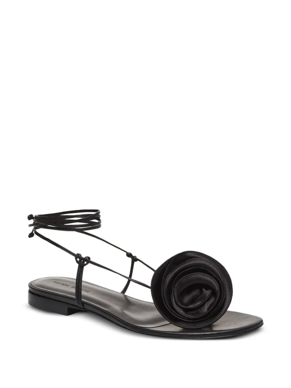 Magda Butrym Women Wrap Around Flat Flower Sandals - 2