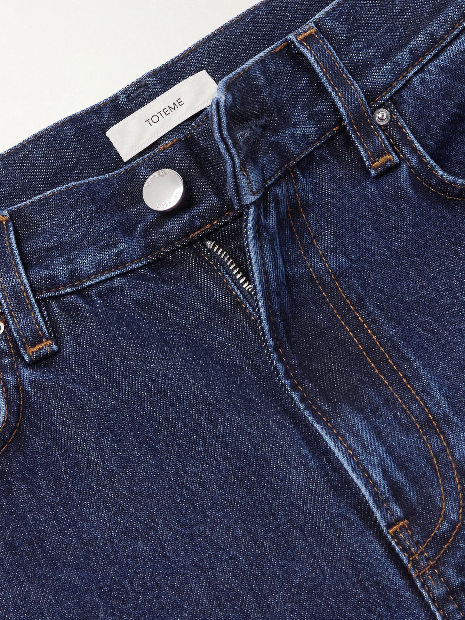 Garderob organic low-rise straight-leg jeans Indigo - 5