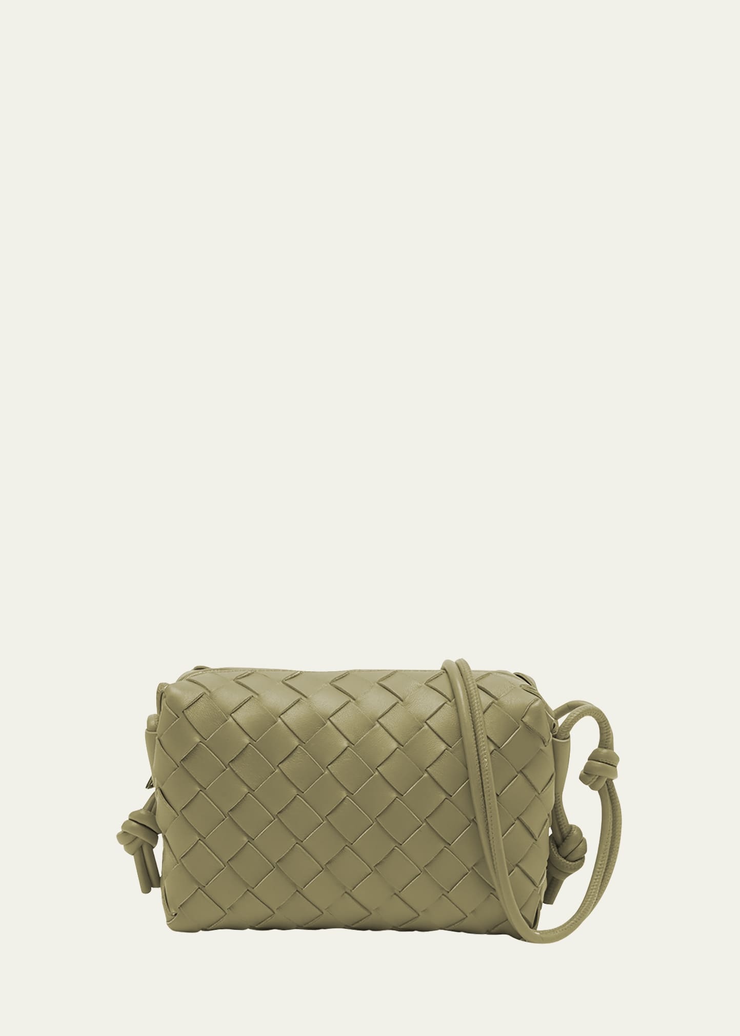 Bottega Veneta Loop Mini Intrecciato Crossbody Bag