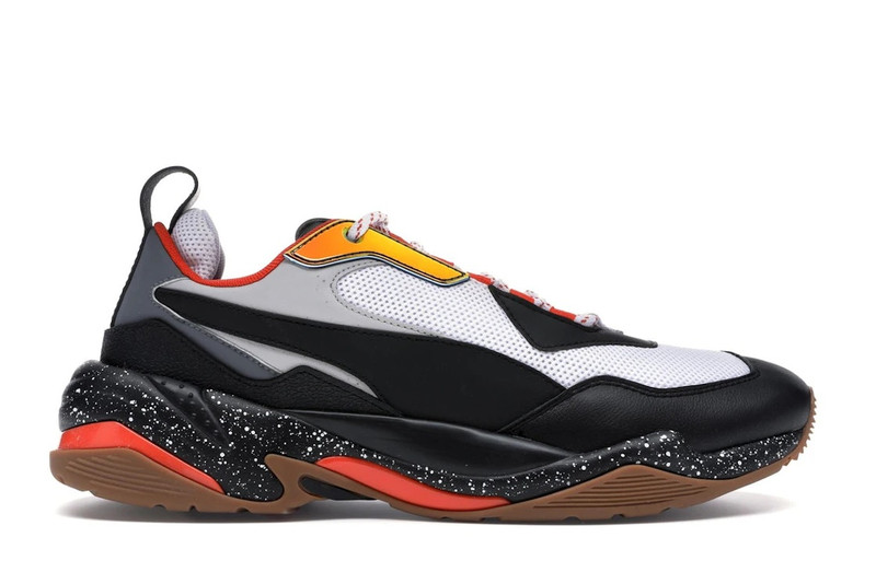 Puma Thunder Electric Black White Orange 1