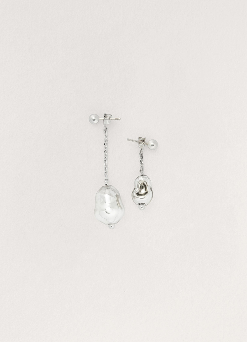 PEARL ASYMMETRICAL EARRINGS
BRONZE AND GLASS 1