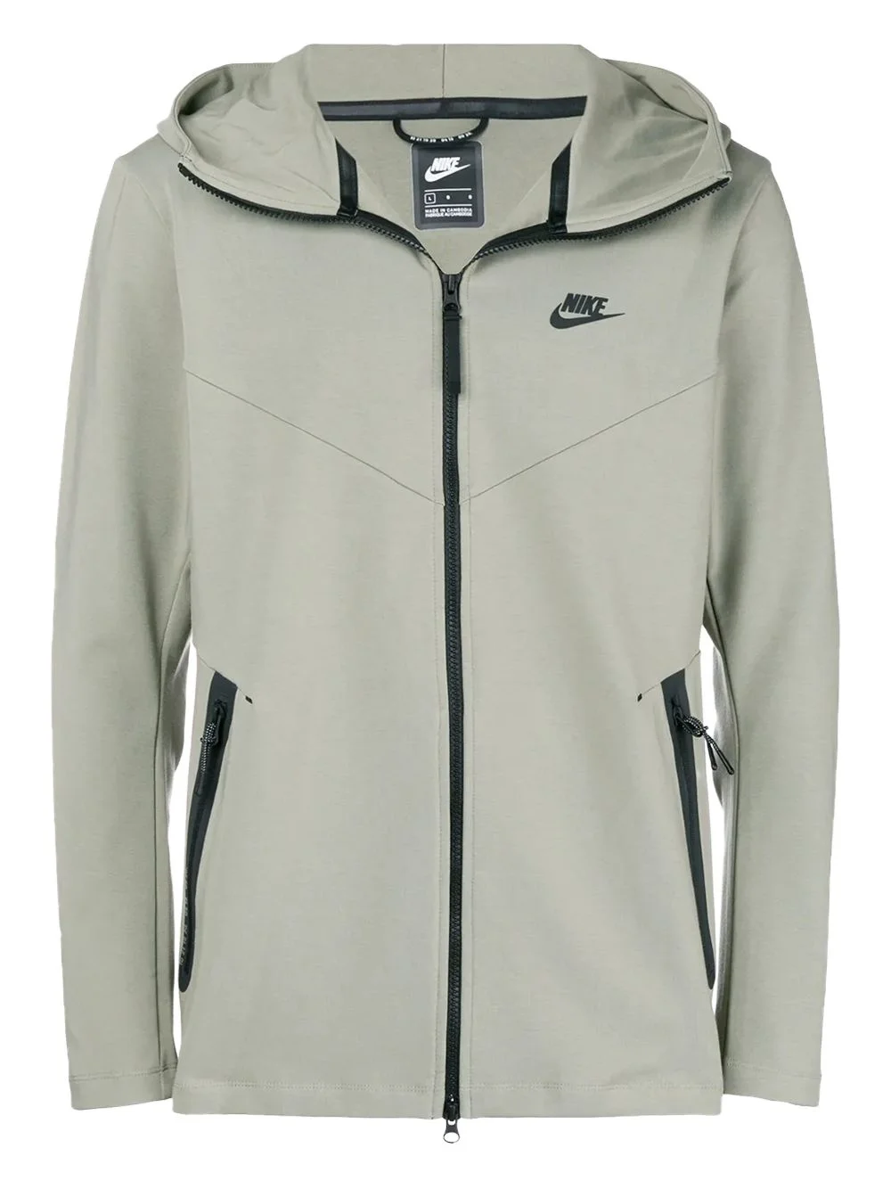logo-print hoodie - 1