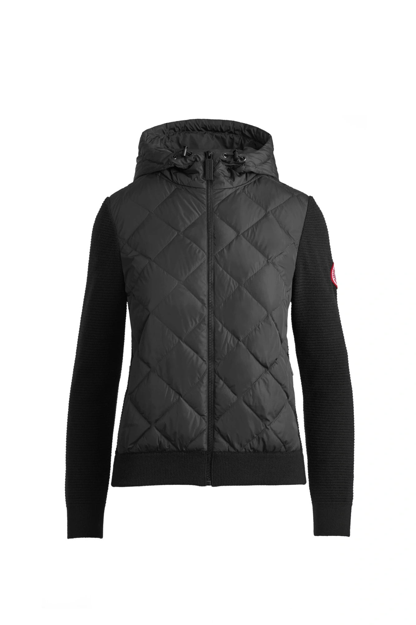 HYBRIDGE QUILTED KNIT HOODY - 1