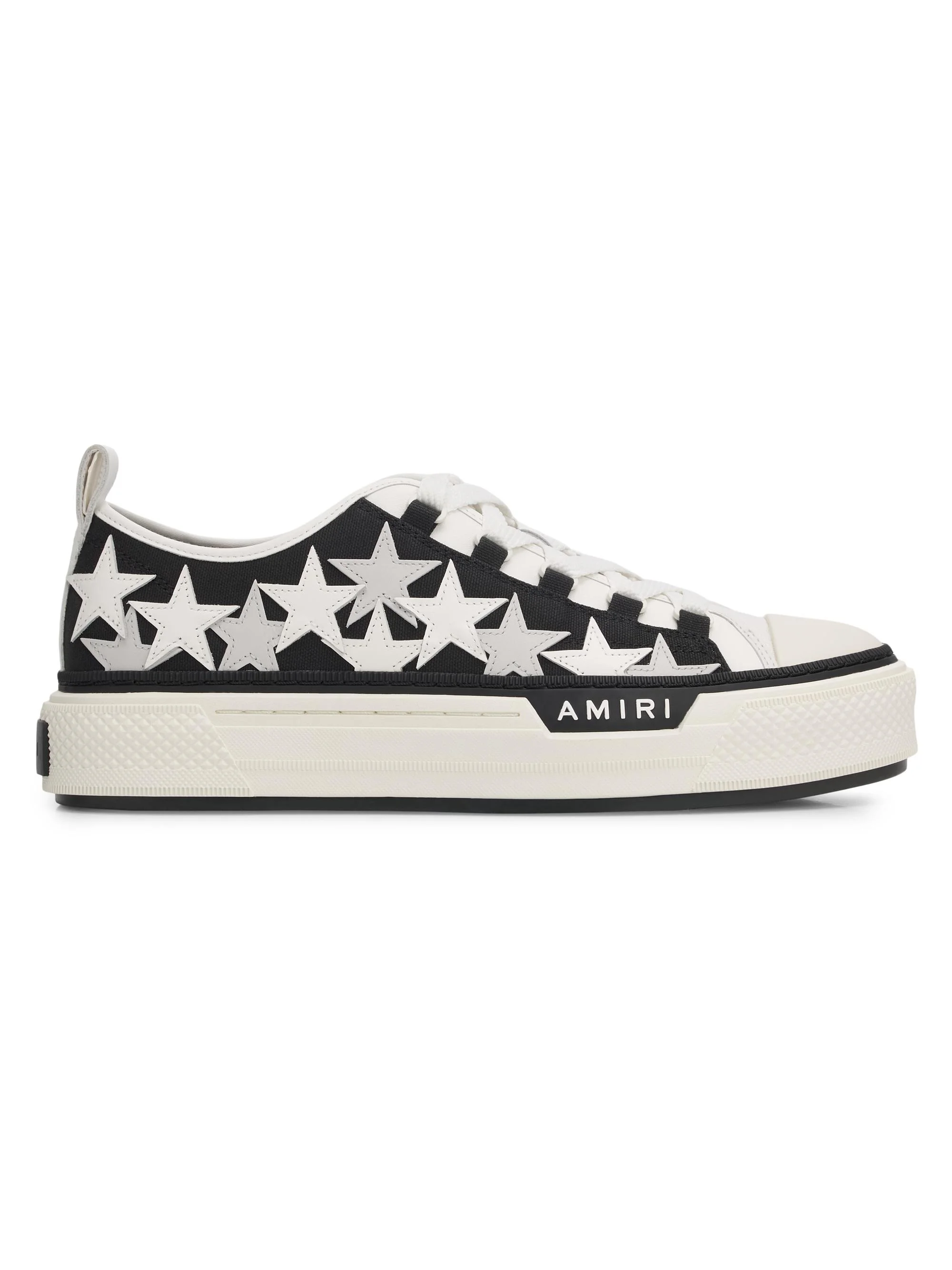 Men's Stars Court Low Platform Sneakers - Black - 1