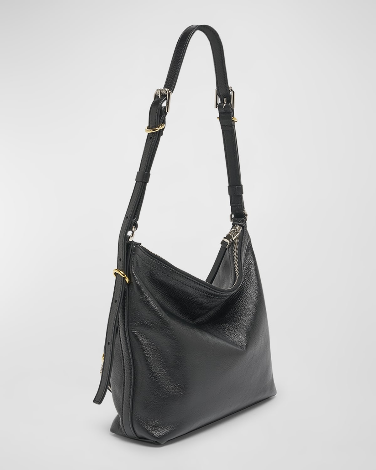 Voyou Small Crossbody Bag in Tumbled Leather - 5