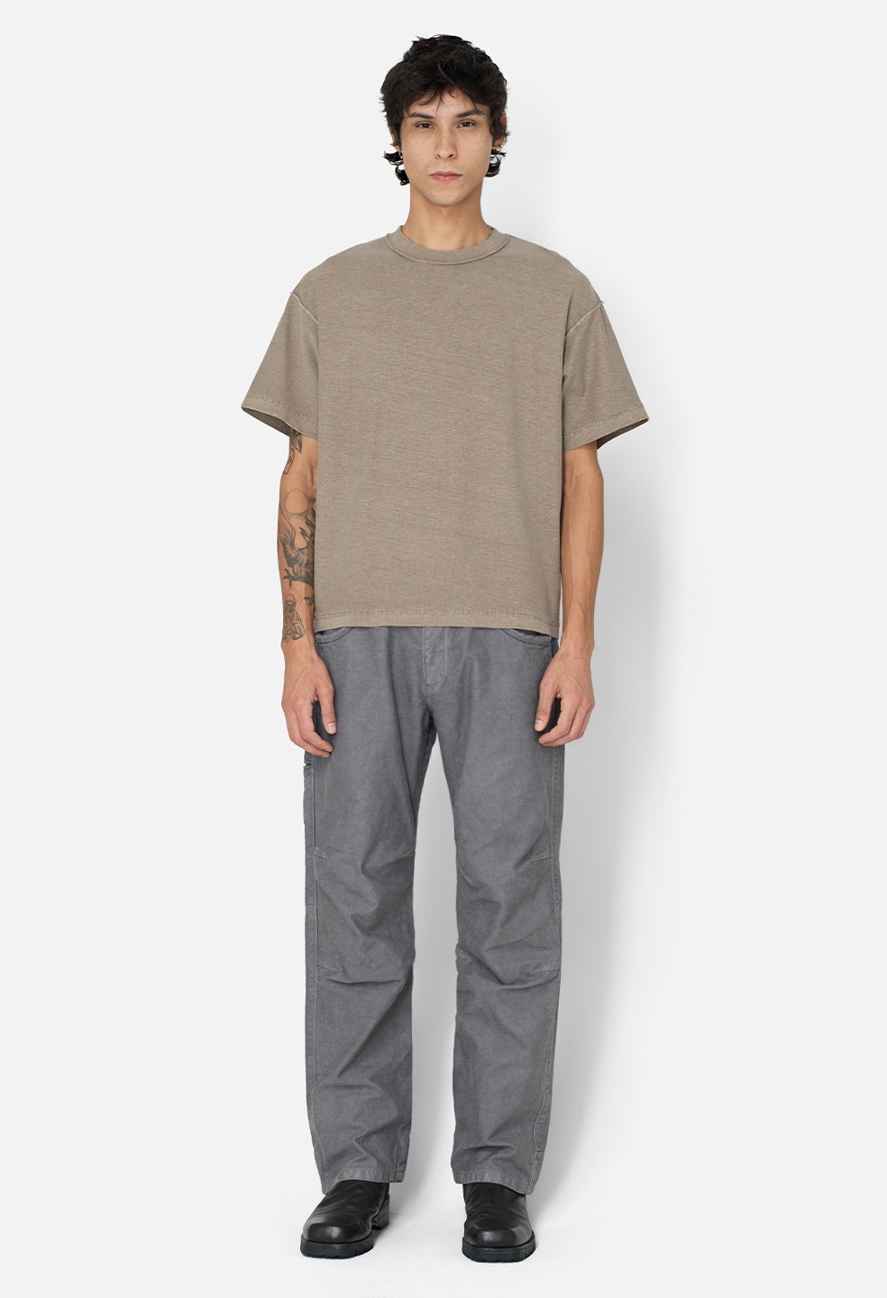 REVERSED CROPPED TEE - 3