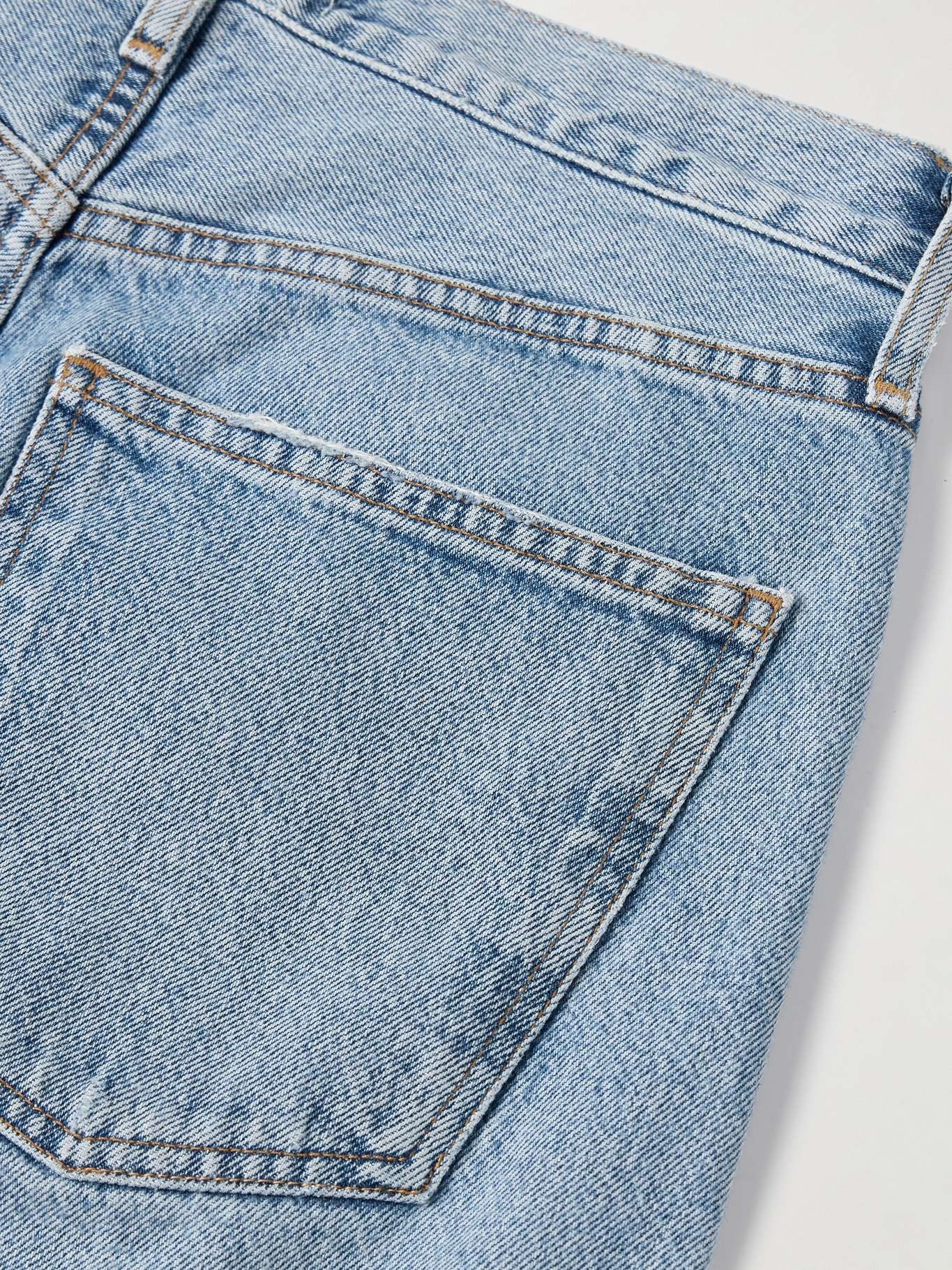 '90s Crop mid-rise straight-leg jeans Light denim - 6