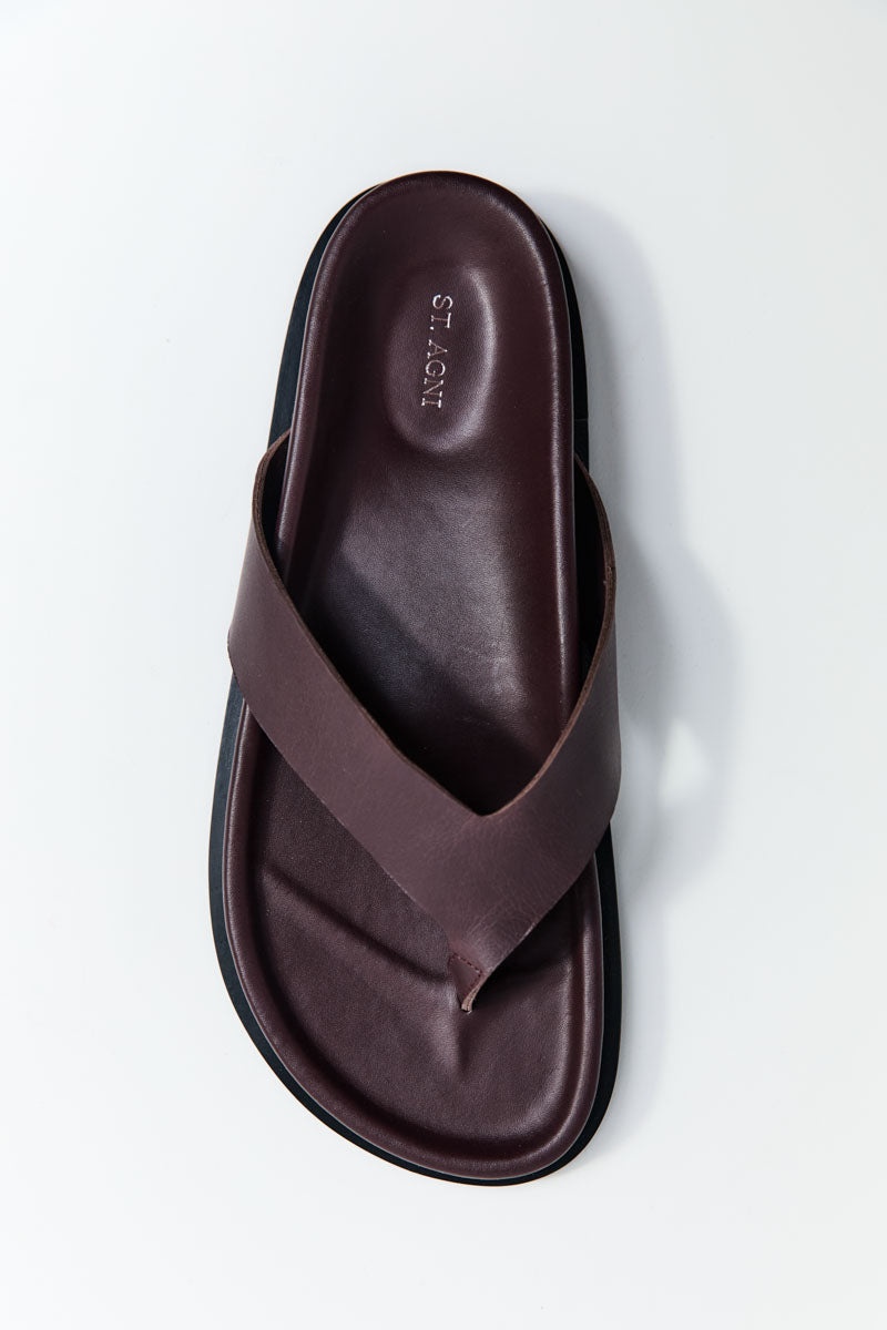 Thong Slide - Bordeaux - 5