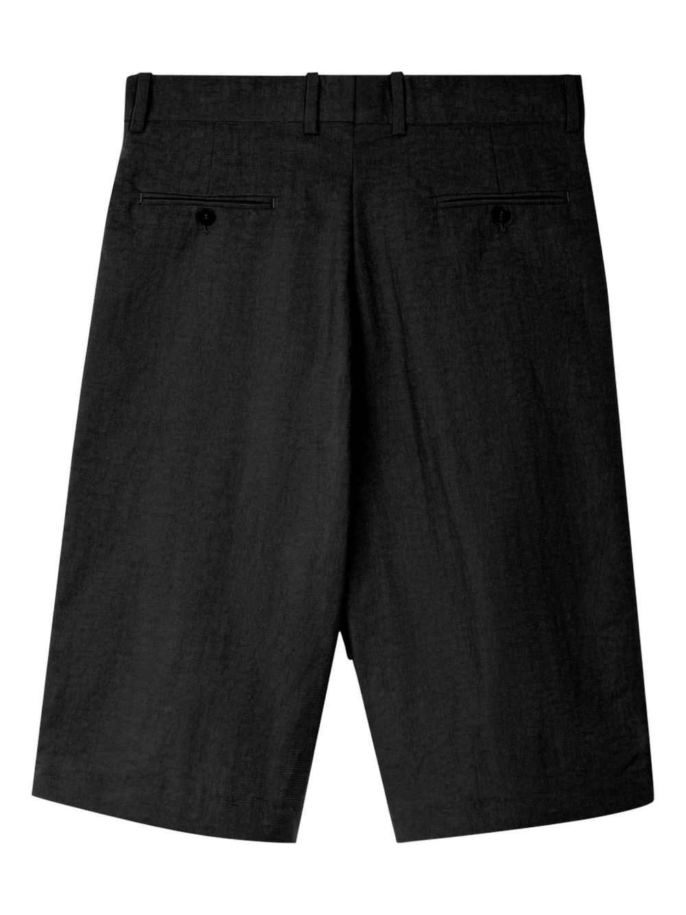 pintuck tailored shorts - 2