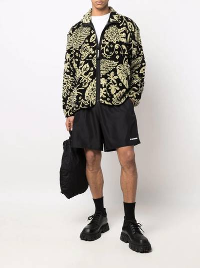 Jil Sander logo-print track shorts outlook