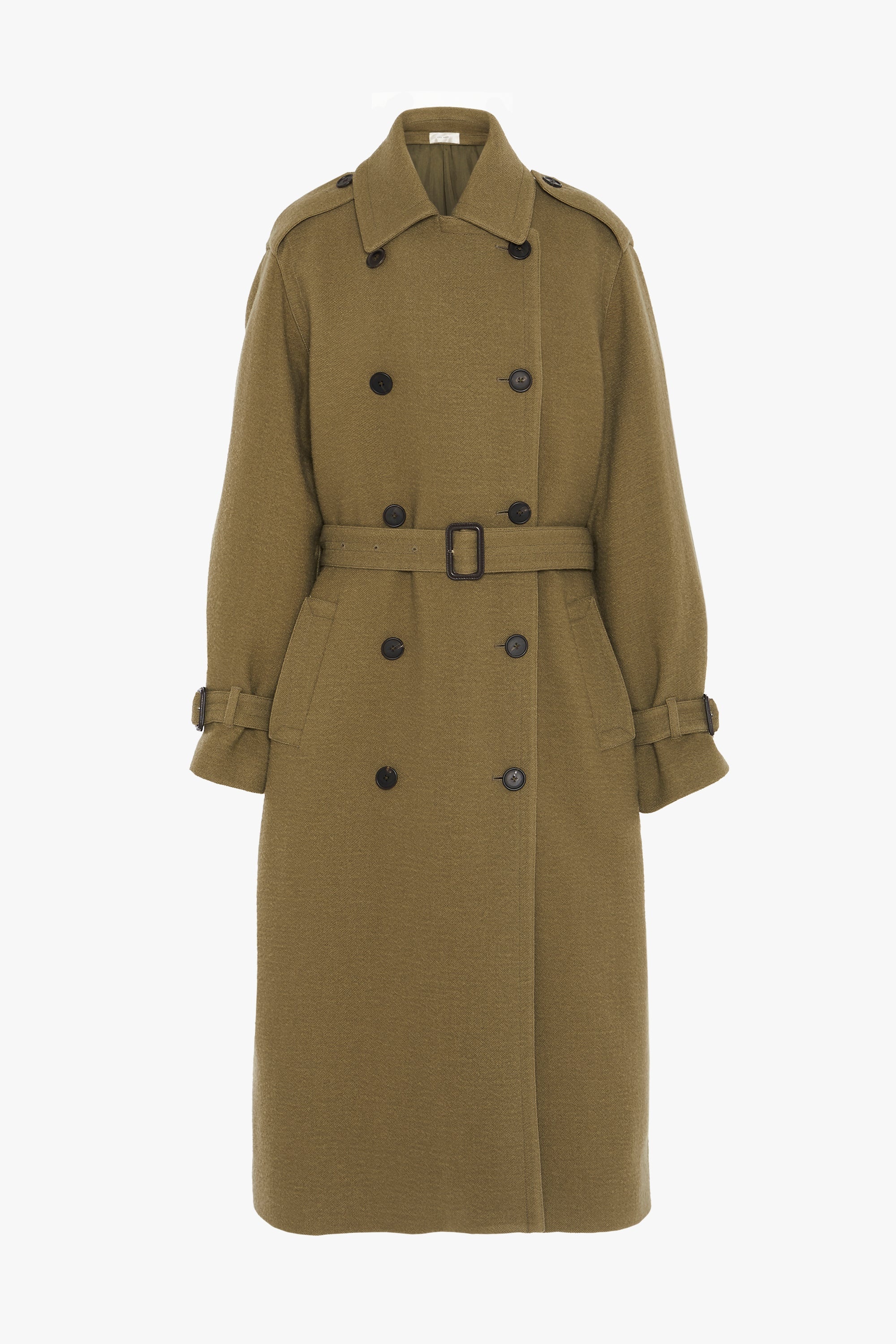 Beyza Coat in Virgin Wool and Linen - 1
