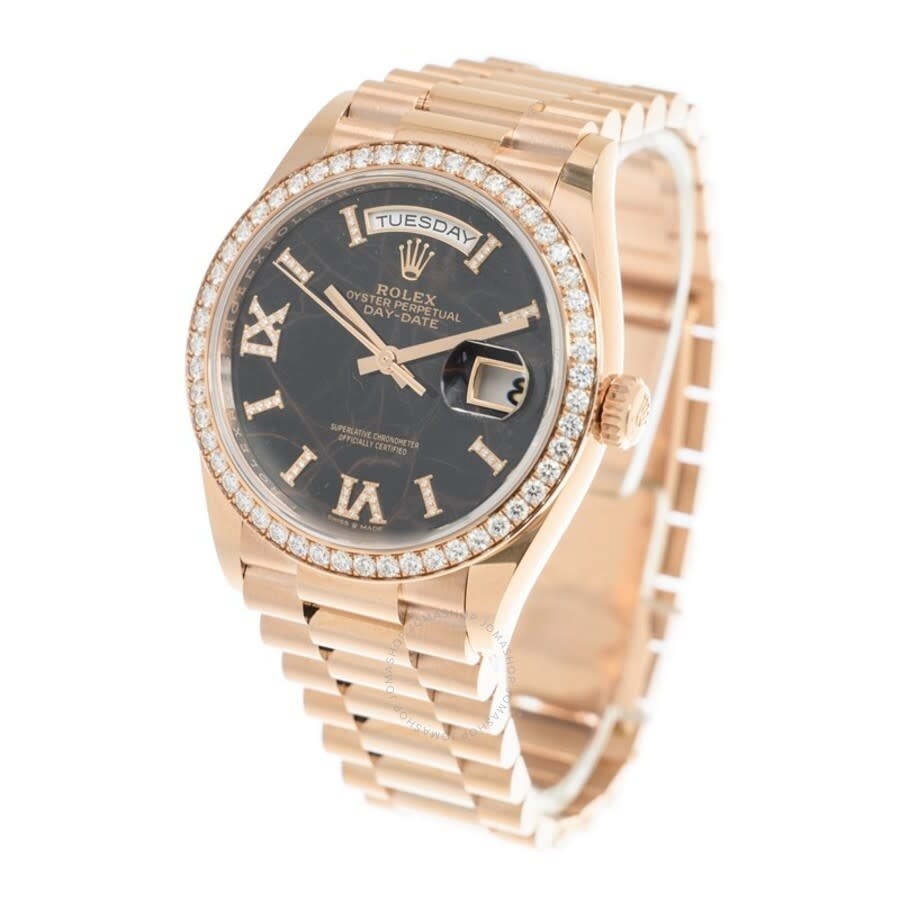 Rolex Day Date Automatic Chronometer Diamond Ladies Watch 128345 - 4
