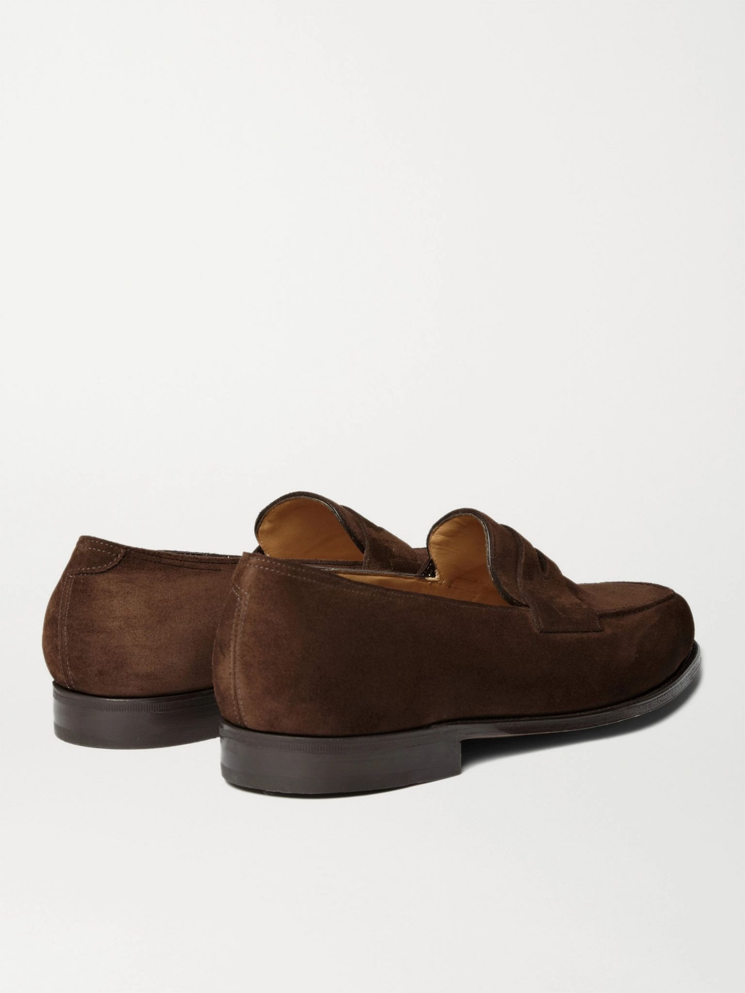 Lopez Suede Penny Loafers Dark brown - 4
