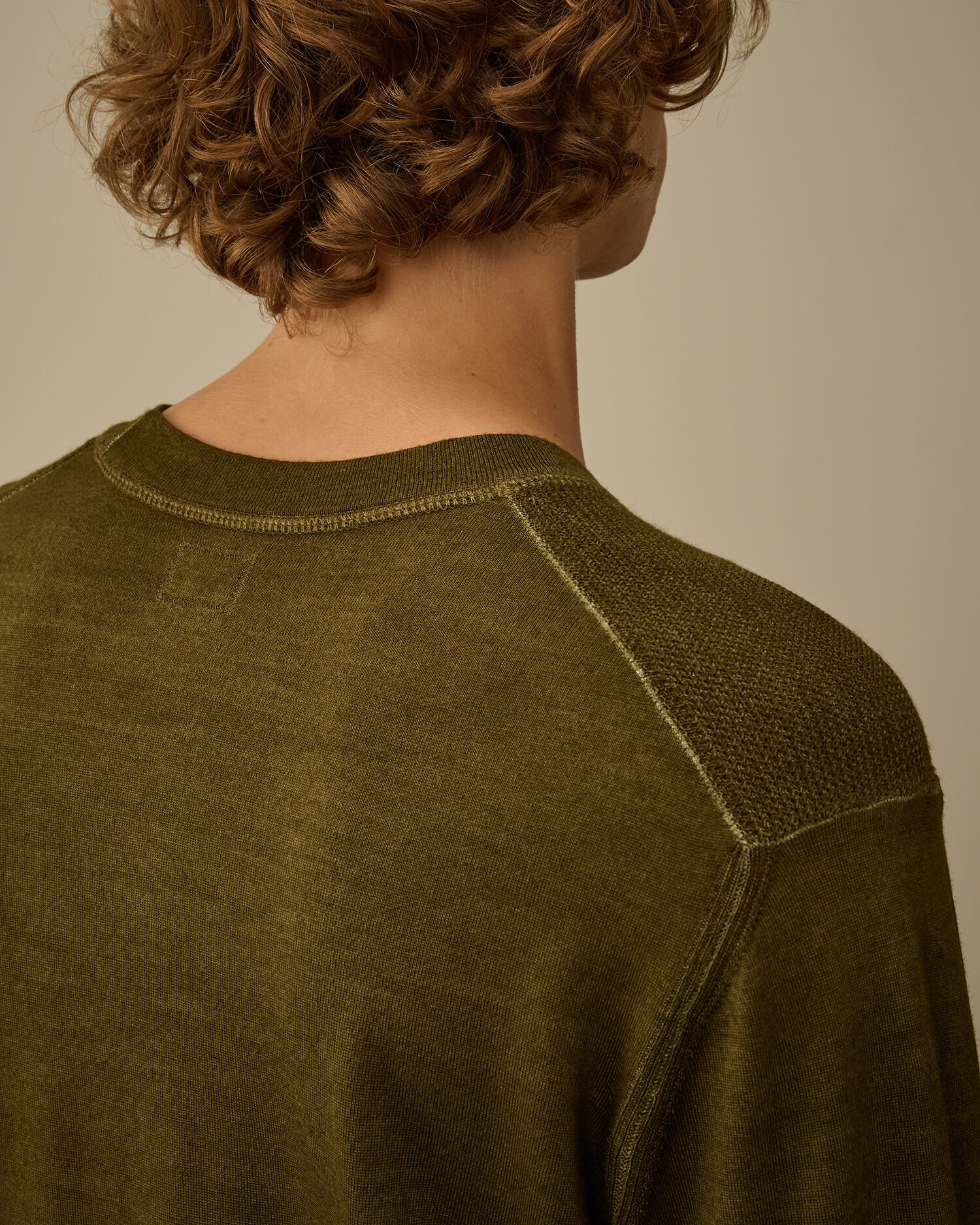 Merino Wool Crewneck Lens Sweater - 6