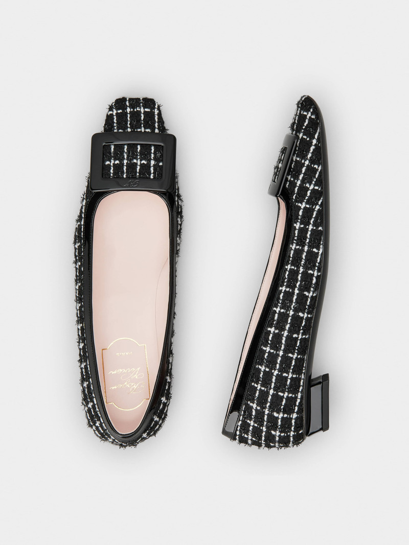 Belle Vivier Ballerinas in fabric 4
