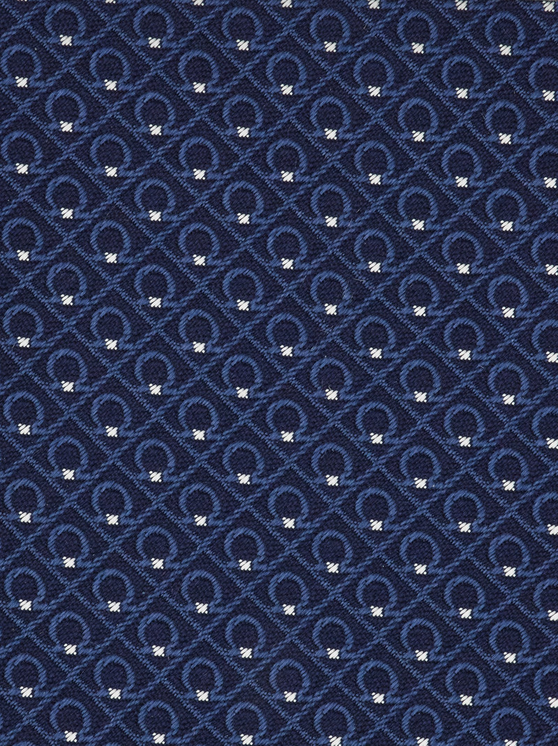 FERRAGAMO Gancini jacquard silk tie outlook