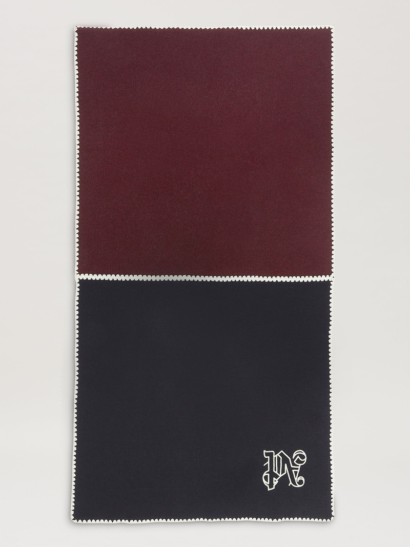 Monogram Striped Scarf 1