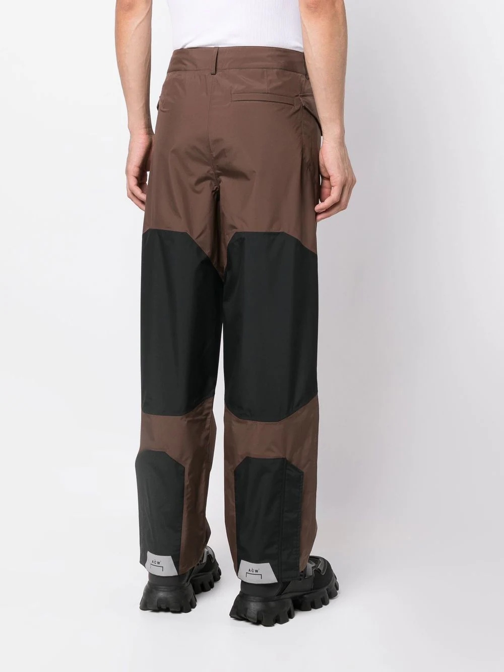 straight-leg cargo trousers - 4