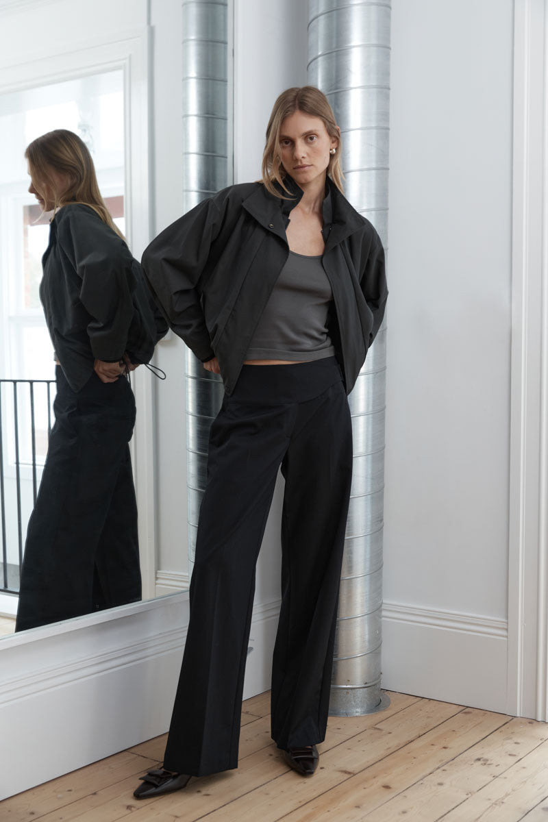 Cummerbund Pants - Black - 7