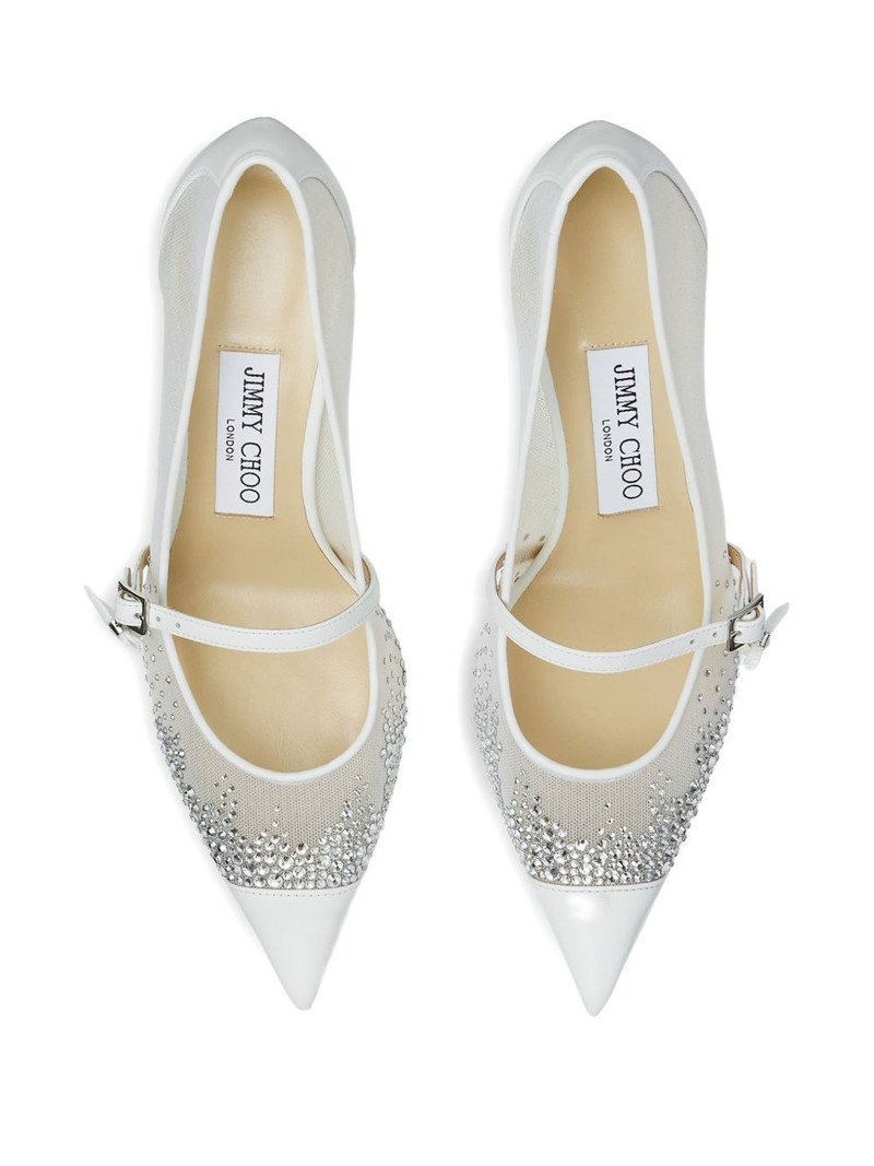 85mm Aren crystal-embellished mesh pumps 4