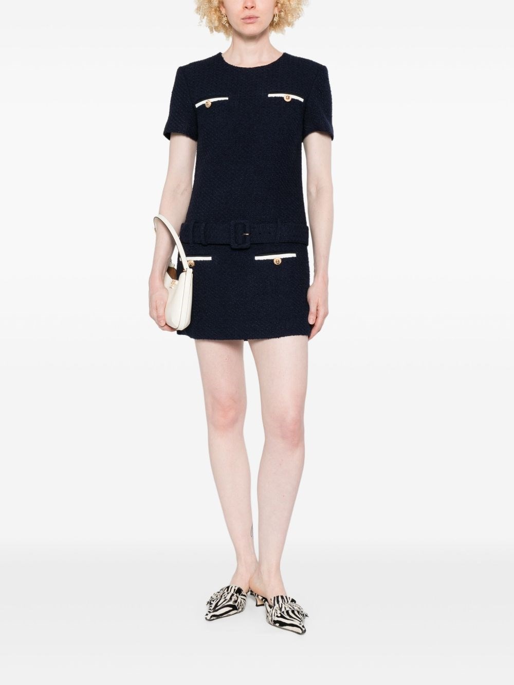 Boucle mini dress - 4