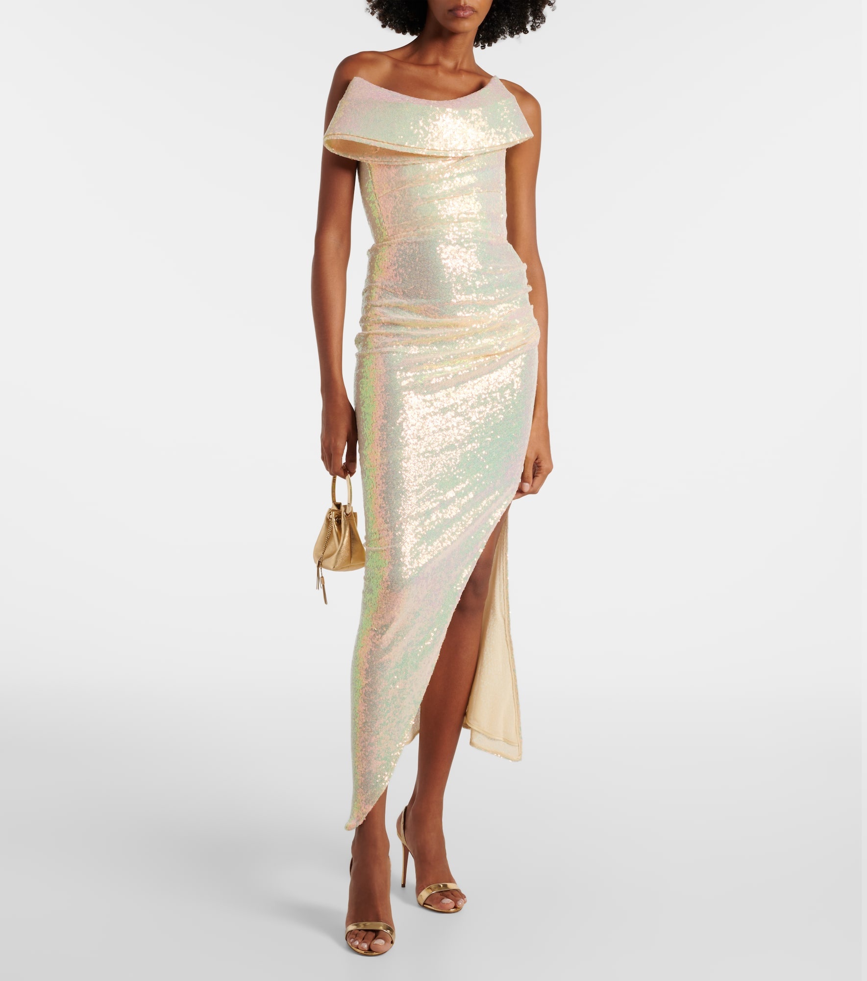 Exhilarate ruffled sequined gown - 2