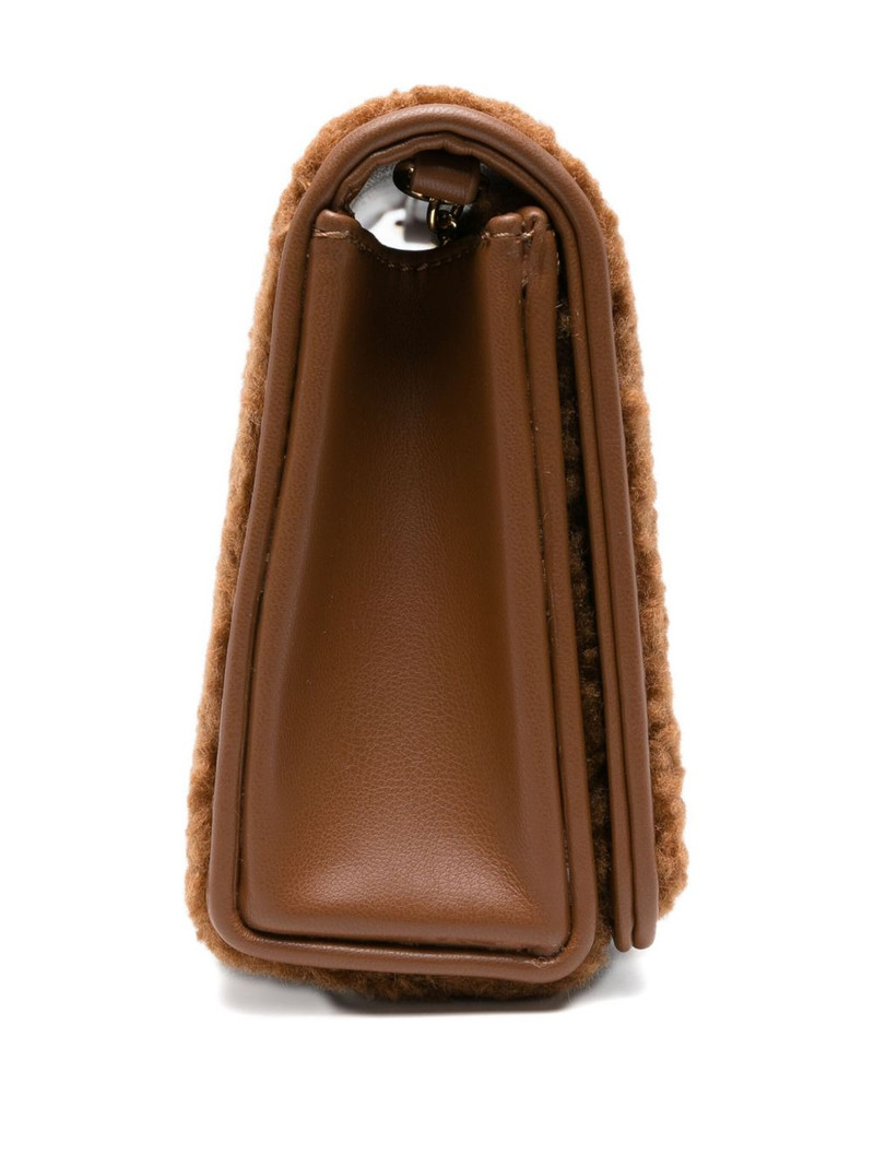 shearling chain-strap cross body bag 4