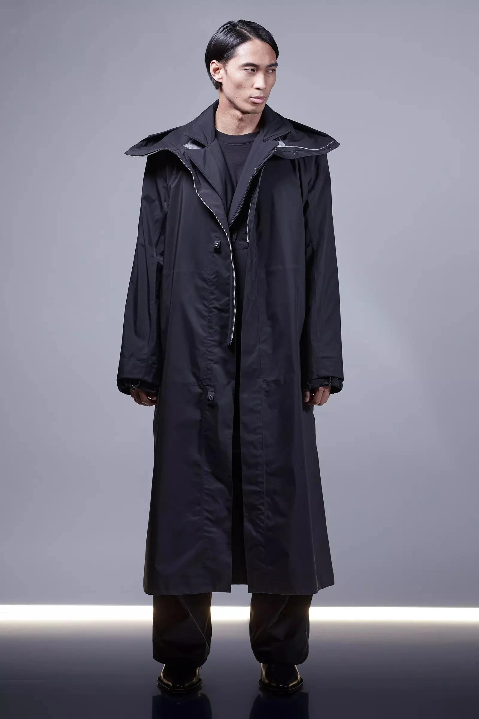 ACRONYM J122-GT 3L Gore-Tex Pro Coat Black | REVERSIBLE