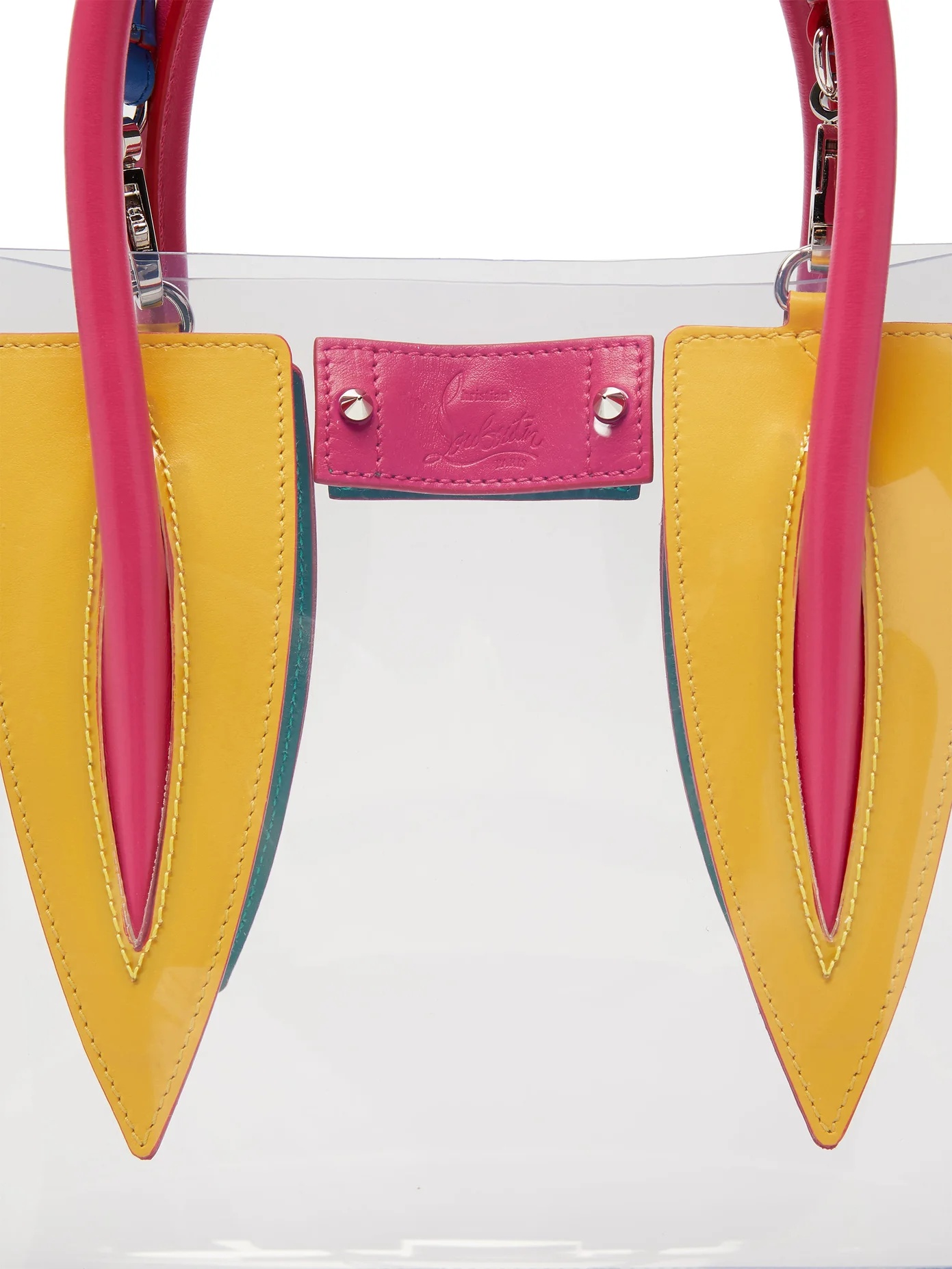 Paloma medium PVC and leather tote bag - 6