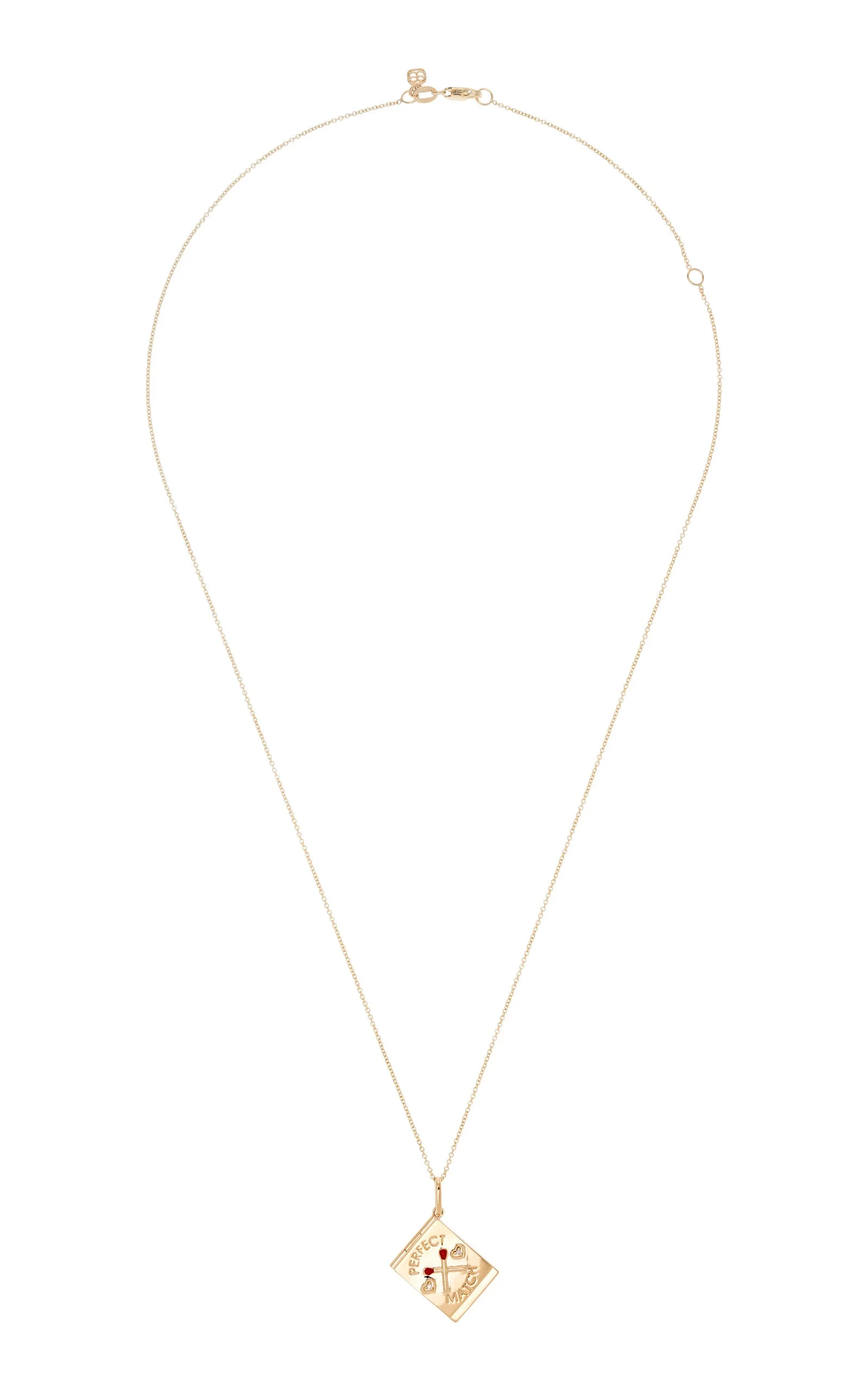 The Perfect Match 14K Yellow Gold Diamond Necklace gold - 1