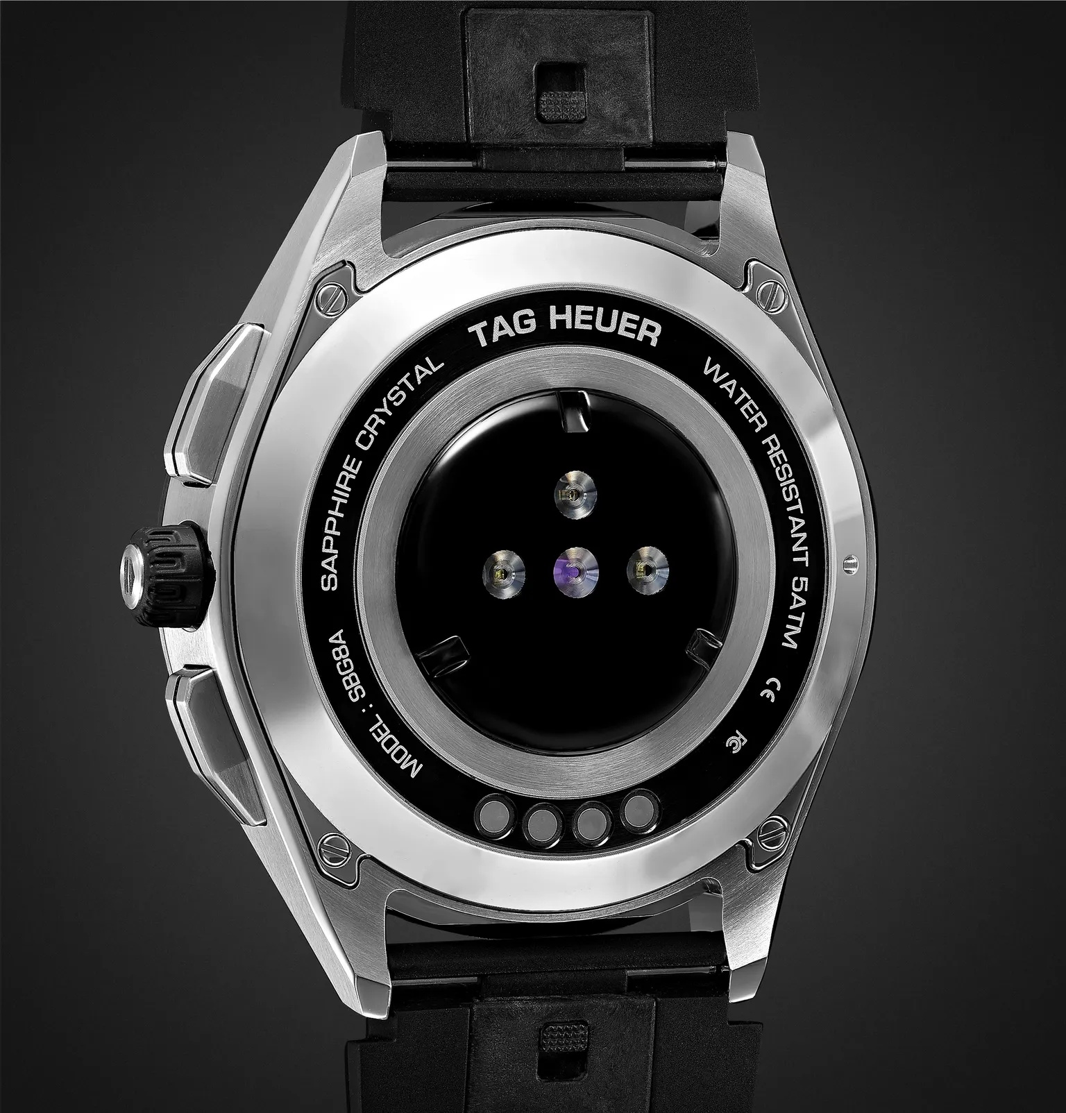 Connected Modular 45mm Steel and Rubber Smart Watch, Ref. No. SBG8A12.BT6219 - 5