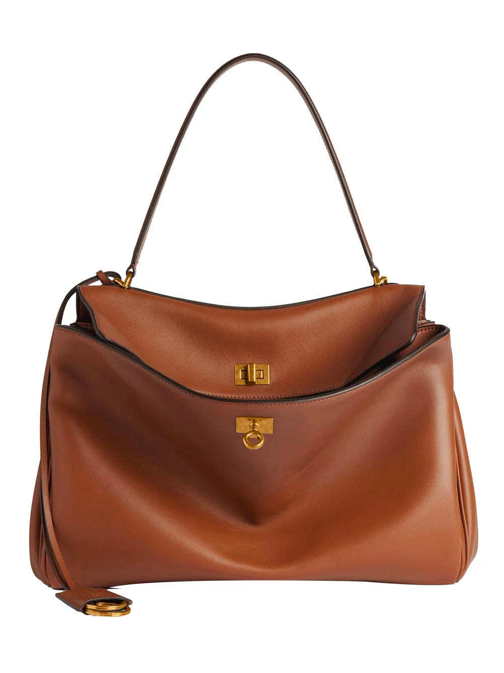 Balenciaga Women Rodeo Medium Smooth Leather Handbag - 1