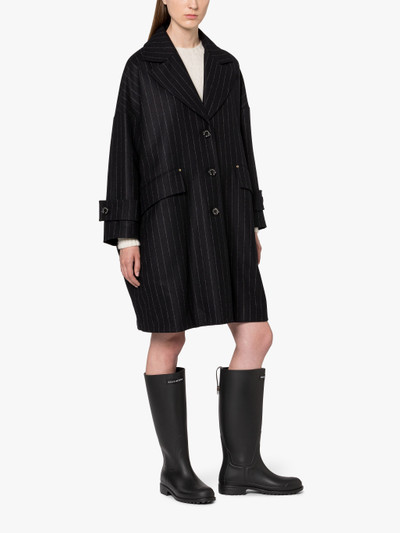 Mackintosh HUMBIE CHESTER NAVY CHALKSTRIPE WOOL OVERCOAT outlook