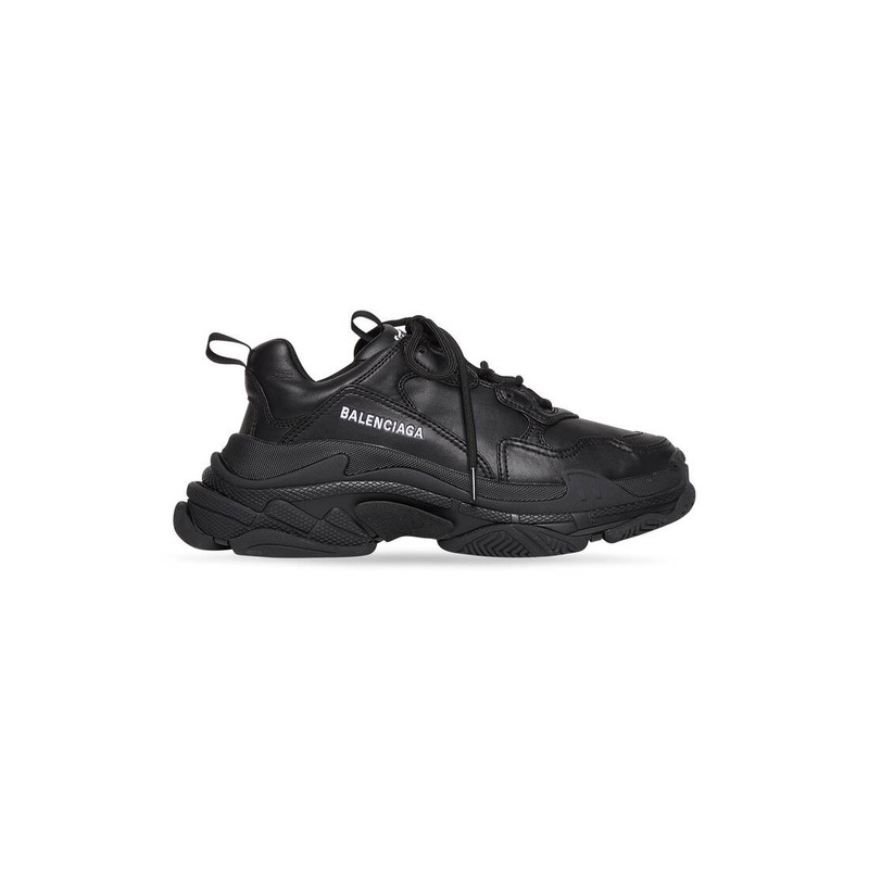 Women's Triple S Sneaker in Black - 1