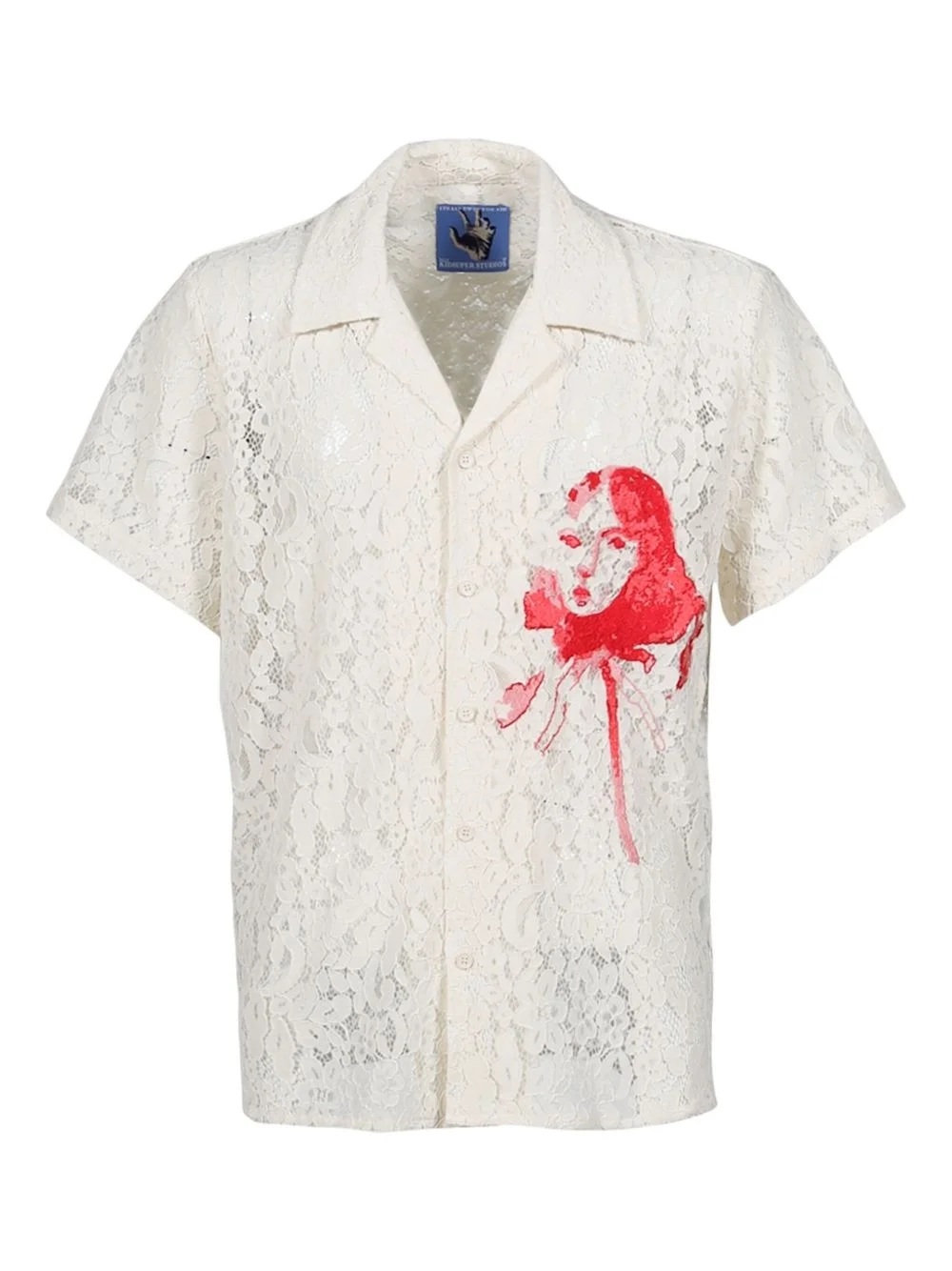 graphic-print shirt - 1