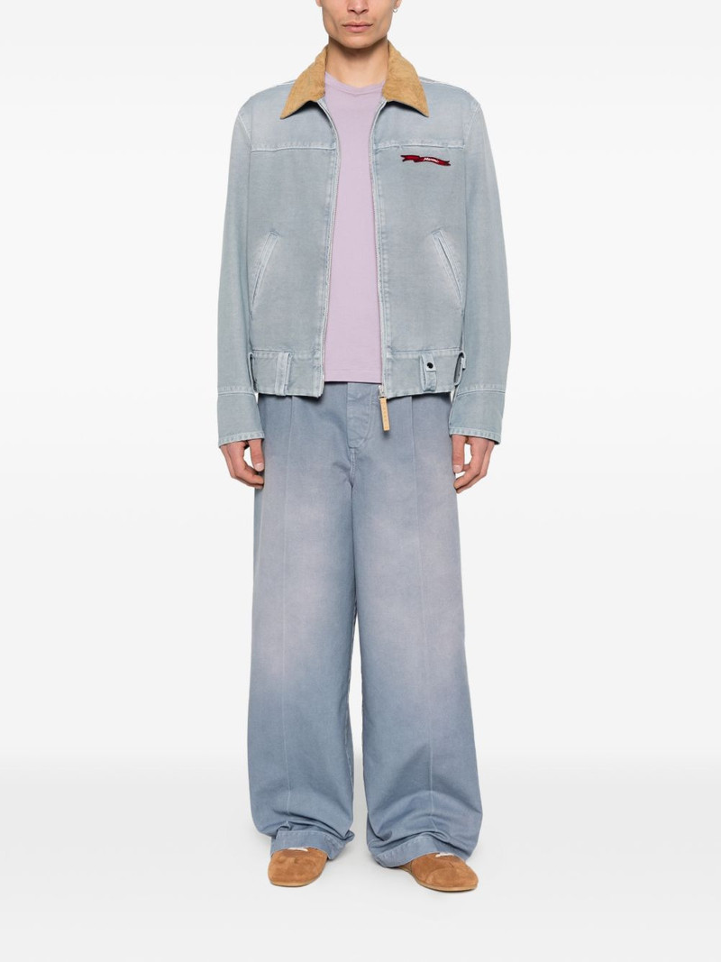 Marni pleated button-fastening trousers outlook