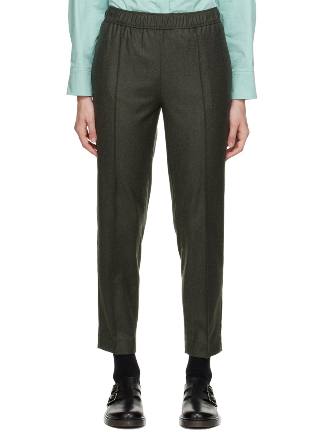 Khaki Garance Trousers - 1