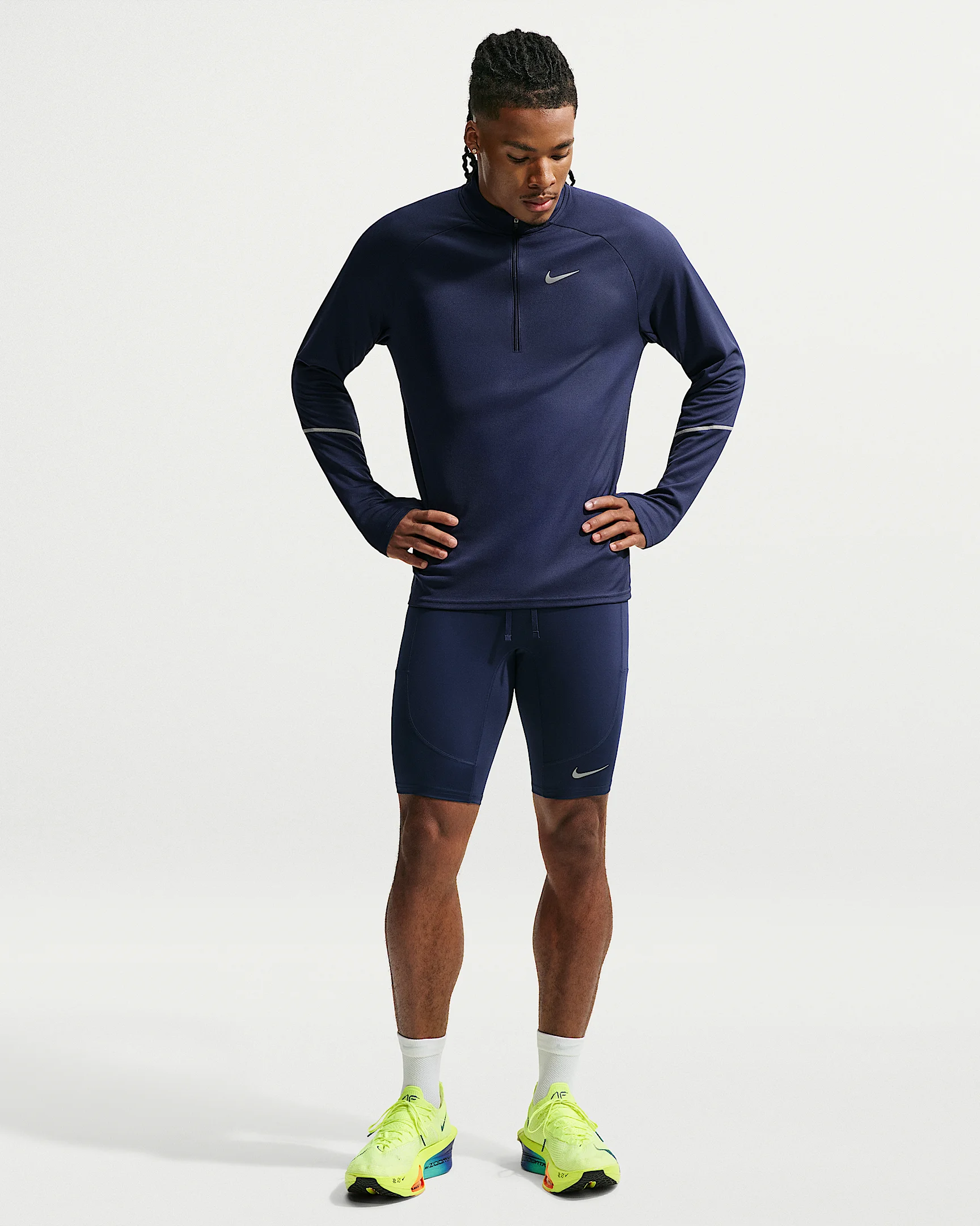Nike Stride Men's Dri-FIT 1/2-Length Running Tights - 1