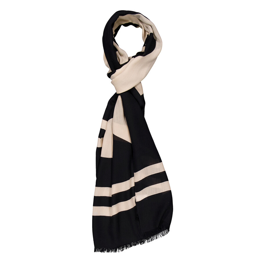 Ferragamo Loghi Maxi-Logo Stole - 7