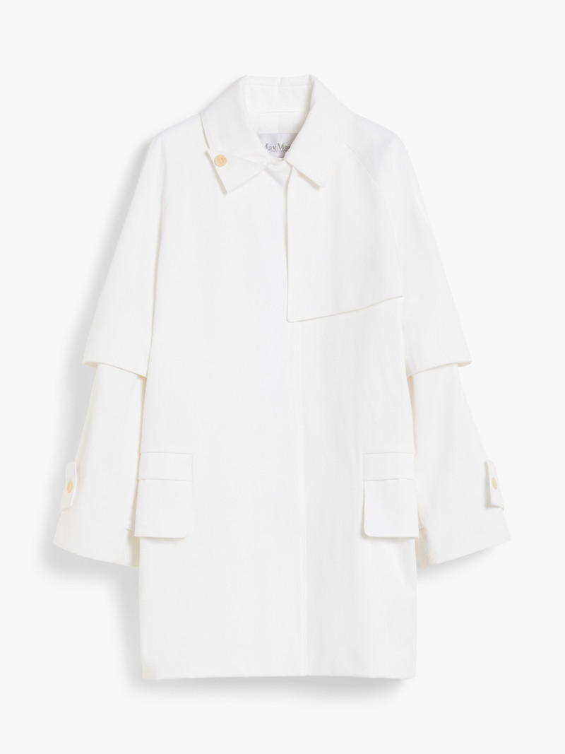 BABA Water-repellent gabardine trench coat - 1