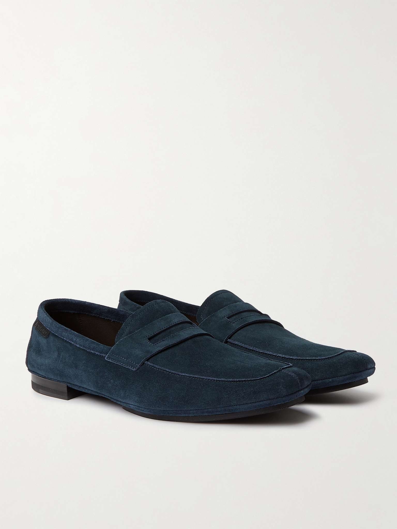 Berrick Suede Penny Loafers - 4