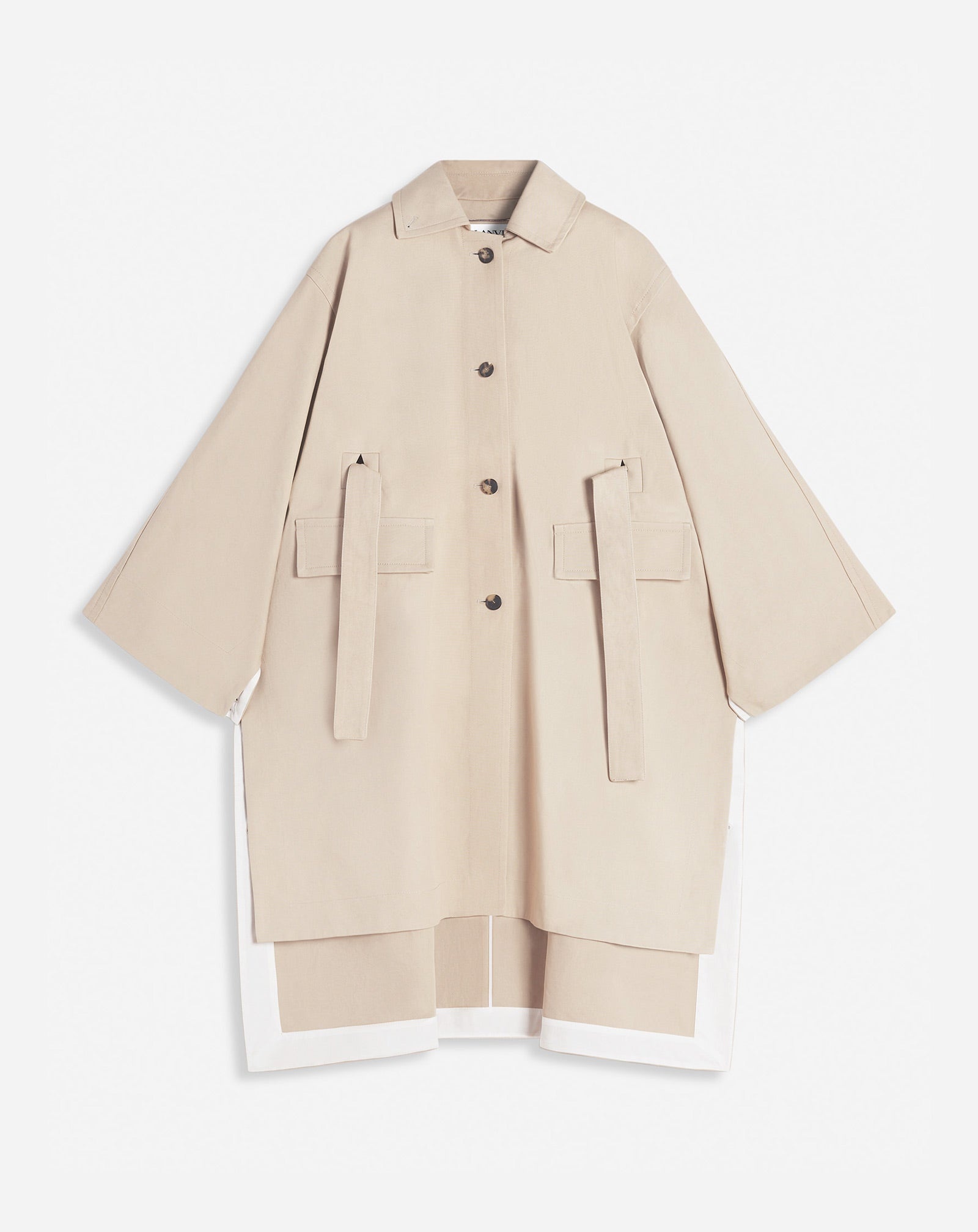 CAPE COAT WITH A COLLAR - 7