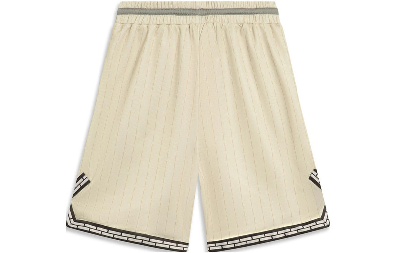 Li-Ning Li-Ning CBA All Star Game 2023 Basketball Shorts 'Light Khaki' AAPT561-2 outlook
